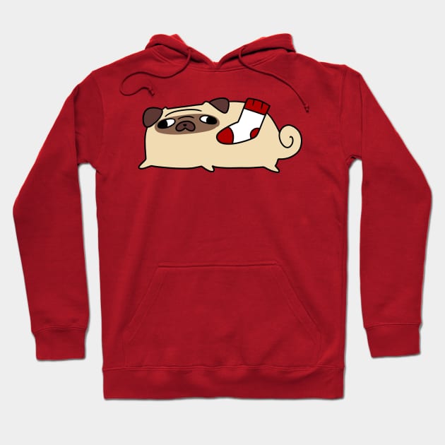 Sock Pug Hoodie by saradaboru